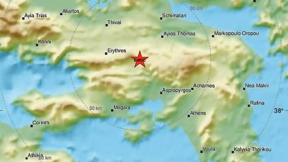 Σεισμός κοντά στη Θήβα - Αισθητός και στην Αθήνα