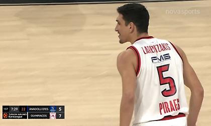 Εφές-Ολυμπιακός: Το εκρηκτικό ξεκίνημα του Λαρεντζάκη! (video)