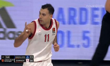 Εφές-Ολυμπιακός: Το εντυπωσιακό σερί 14-2 του Ολυμπιακού! (video)