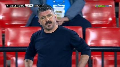 Ο Γκατούζο έπαθε... Ομπράντοβιτς μετά τα δύο γκολ που δέχτηκε η Νάπολι! (video)