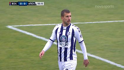 Μεγάλη διπλή ευκαιρία για τον Απόλλωνα να προηγηθεί (video)