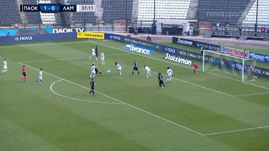 ΠΑΟΚ-Λαμία: Το πέναλτι που ζήτησε ο Κρμέντσικ (video)