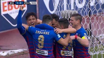 Βόλος-Απόλλων: 1-0 από την άσπρη βούλα ο Δουβίκας (video)