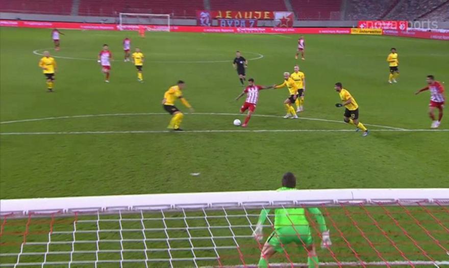 Ολυμπιακός-Άρης: Το άστοχο σουτ του Τιάγκο Σίλβα (video)