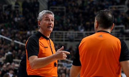 Οι διαιτητές Ολυμπιακού, Παναθηναϊκού στην 26η αγωνιστική της Ευρωλίγκας