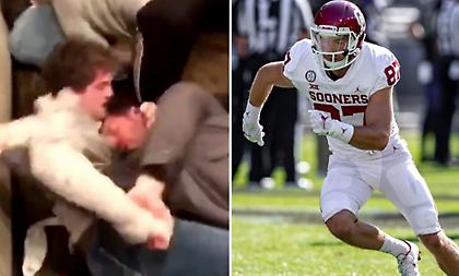 Απίστευτο ξύλο ανάμεσα σε παίκτη του αμερικανικού φούτμπολ και ερασιτέχνη MMAer (video)