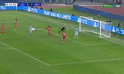 Πάρτι της Μπάγερν στη Ρώμη και 3-0 πριν βγει το ημίχρονο (video)