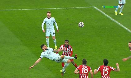 Η γκολάρα του Ζιρού από κοντινή λήψη (video)