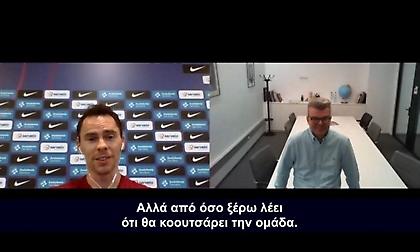 Κούριτς: «Ο Σάρας έχει ομοιότητες με τον Πιτίνο – Μπορούμε να κερδίσουμε Ευρωλίγκα και ACB» (video)