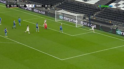 Τρελή πλασεδιά του Μπέιλ για το 3-0 της Τότεναμ (video)