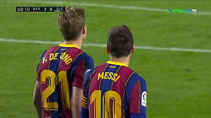 Ο Ντε Γιονγκ «σέρβιρε» στον Μέσι το 2-0