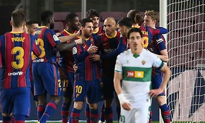 Σήκωσε κεφάλι με σούπερ Μέσι η Μπαρτσελόνα