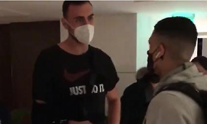 Ο Μιλουτίνοφ υποδέχτηκε την αποστολή της ΤΣΣΚΑ στην Αθήνα (video)