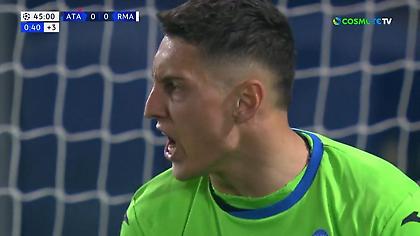Αταλάντα-Ρεάλ Μαδρίτης: Η εκπληκτική επέμβαση του Γκολίνι (video)