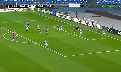 Νάπολι-Γρανάδα: 1-0 από τα... αποδυτήρια ο Ζιελίνσκι (video)