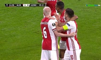Άγιαξ-Λιλ: Το 1-0 με τον Κλάασεν (video)