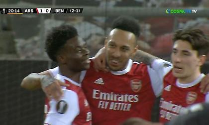Άρσεναλ-Μπενφίκα: Λονδρέζικο προβάδισμα με τον Ομπαμεγιάνγκ (video)