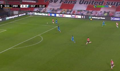 Τα highlights της «γλυκιάς» ήττας του Ολυμπιακού από την Αϊντχόφεν