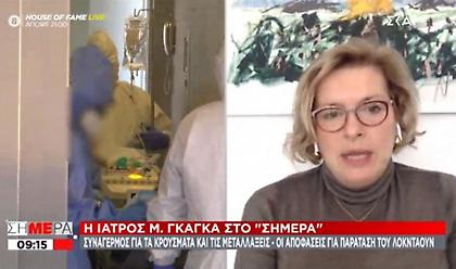 Γκάγκα: Στο 90% η πληρότητα στις ΜΕΘ της Αττικής - Έχουμε κουραστεί όλοι