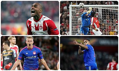 Από τον Λεονάρντο στον Ελ Αραμπί: Η ιστορία των «μαχών» του Ολυμπιακού με την Άρσεναλ