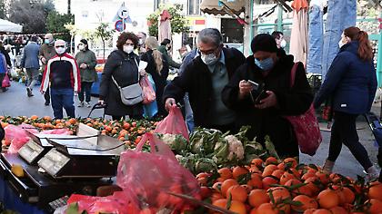 Ανοιχτές ξανά οι λαϊκές αγορές τα Σαββατοκύριακα