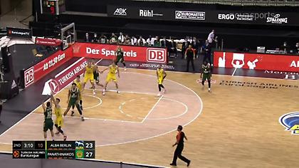 Άλμπα-Παναθηναϊκός: Ντεμπούτο με… τρίποντο για Δίπλαρο (video)