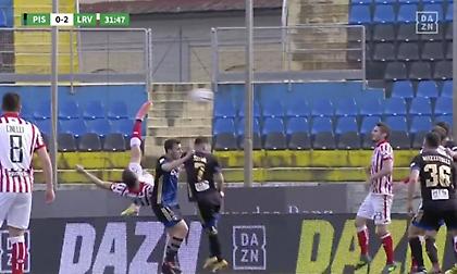 Απίθανη γκολάρα με… πλάγιο «ψαλιδάκι» στη Β’ Ιταλίας! (video)