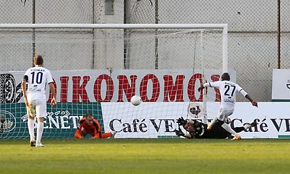 Απόλλων-ΟΦΗ: Το γκολ του Ντάουντα για το 1-0 (video)