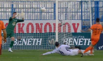 Απόλλων Σμύρνης-ΟΦΗ: Σπουδαία επέμβαση του Βέρχουλστ σε σουτ του Σολίς (video)