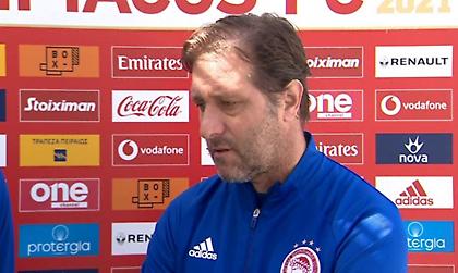 Μαρτίνς: «Δεν είναι στιγμή να μιλάμε για την Άρσεναλ, έχουμε δύσκολο ματς με τον Βόλο»