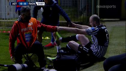 Αστέρας-ΠΑΟΚ: Ένας φωτογράφος... γκρέμισε τον Κρμέντσικ! (video)