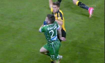 Παναθηναϊκός-ΑΕΚ: Το μαρκάρισμα του Λάτσι στον Ιωαννίδη και η... βοήθεια του Χιμένεθ (video)