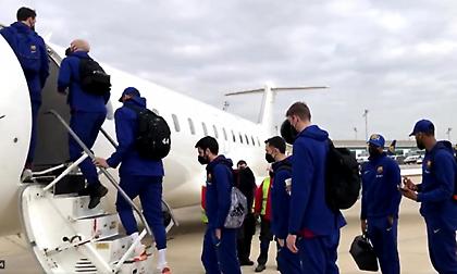 Πέταξαν για Αθήνα Μπαρτσελόνα και Καλάθης (video)