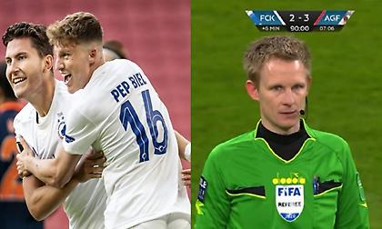 Το Κοπεγχάγη-Άαρχους έληξε 2-3, αλλά το VAR έδωσε πέναλτι σε «νεκρό» χρόνο για το 3-3! (video)