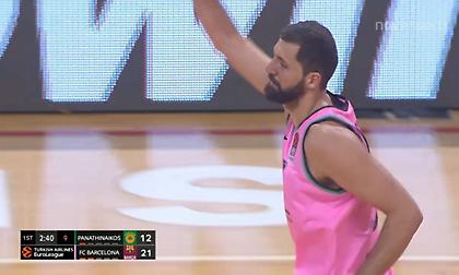 Παναθηναϊκός-Μπαρτσελόνα: Ξεκίνησε «καυτός» ο Μίροτιτς (video)