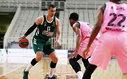 Παναθηναϊκός-Μπαρτσελόνα: Τάπα στην άμυνα, καλάθι στην επίθεση και... γαλλικά ο Χεζόνια (video)
