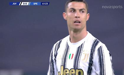 Γιουβέντους-Σπέτσια: Τράνταξε το δοκάρι ο Κριστιάνο (video)