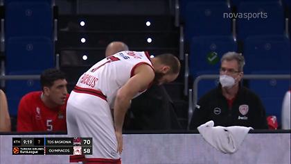 Τραυματίστηκε στο δάχτυλο ο Σπανούλης (video)