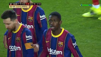 Μυθικό πλασέ του Ντεμπελέ και μπαίνει στη μάχη της πρόκρισης η Μπαρτσελόνα (video)