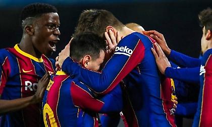 Μπαρτσελόνα: Μια αγκαλιά Μέσι, Πικέ, Κούμαν μετά την πρόκριση επί της Σεβίλλης (video)