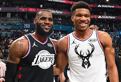 Στην ομάδα του Λεμπρόν ο Γιάννης για το All Star Game