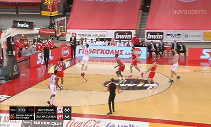 Ολυμπιακός-Ερυθρός Αστέρας: Έχασε το... άχαστο ο Ντόμπριτς (video)