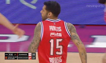Έγραψε ιστορία ο Πρίντεζης, πρώτος σε δίποντα στην ιστορία της Euroleague (video)