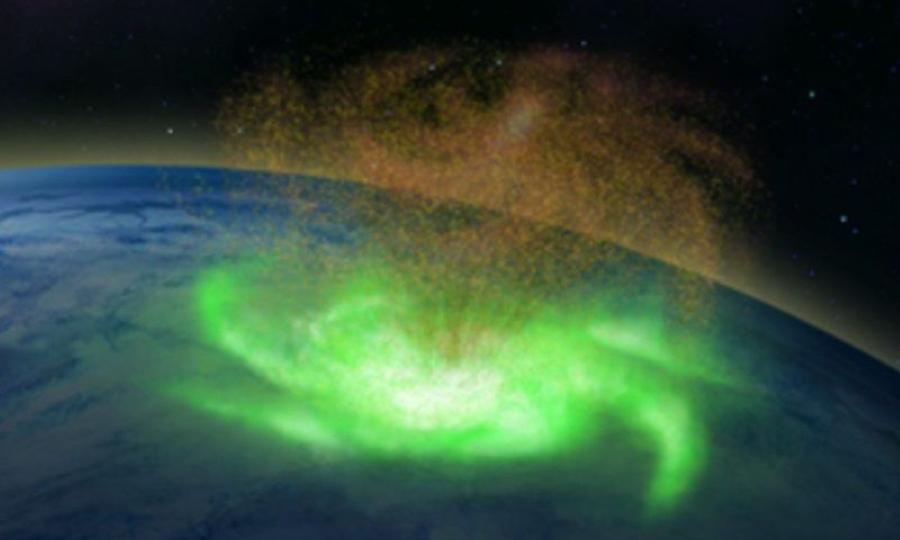 Κατεγράφη ο πρώτος διαστημικός κυκλώνας κοντά στην ατμόσφαιρα  της Γης