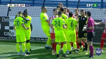 Κόκκινη σε αναπληρωματικό παίκτη του Ιωνικού (video)