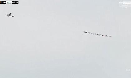 Καζούρα με drone σε Σέλτικ από οπαδούς της Ρέιντζερς (video)