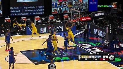 All Star Game: Ξεκίνησε «αέρινος» ο Γιάννης (video)