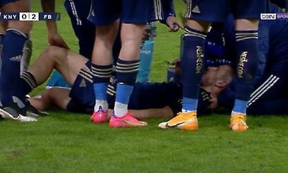 Τραυματισμός σοκ για Πέλκα, αποχώρησε με φορείο! (video)