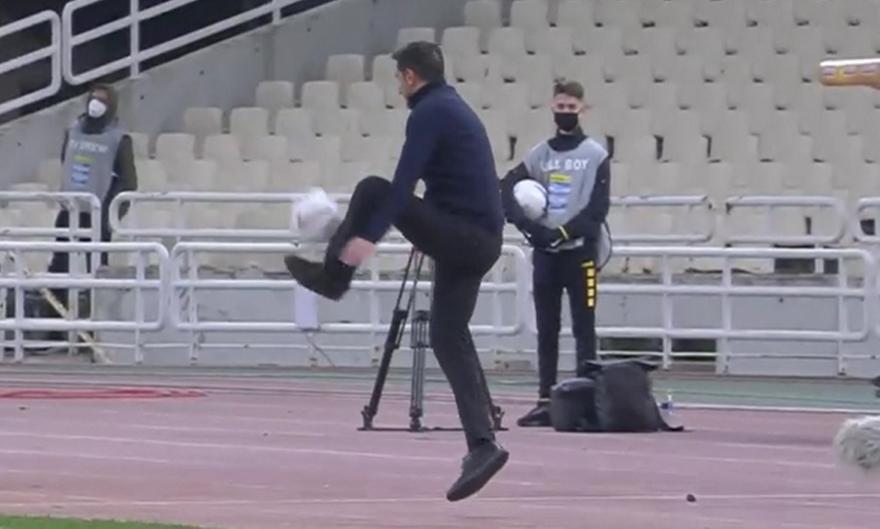 ΑΕΚ-Απόλλων Σμύρνης: Δεν σταματάει να «ζωγραφίζει» με την μπάλα ο Χιμένεθ (video)