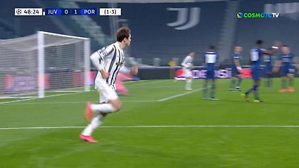 Γιουβέντους-Πόρτο: Ισοφάρισε με Κιέζα η «Κυρία» (video)